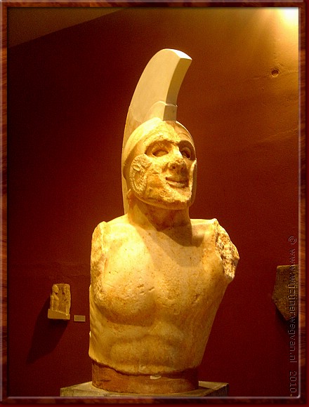 03 Sparta Archeologisch Museum - Spartaanse krijger, waarschijnlijk Leonidas (490-480 BC).JPG