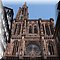 Strasbourg  
Rue Mercire
Notre Dame kathedraal (1439)       
Toren 142m hoog
Tot 1874 het hoogste gebouw ter wereld!