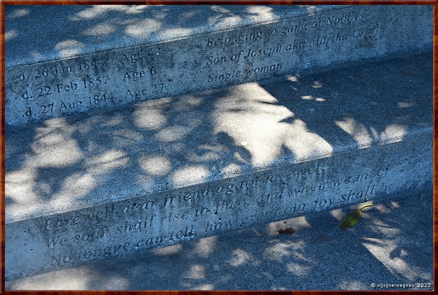 

Newcastle
Cathedral Park
Traptredetekst:
Farewell dear friend, again, farewell
We soon shall rise to thee and when we meet
No tongue can tell how great our joy shall be  -  13/33