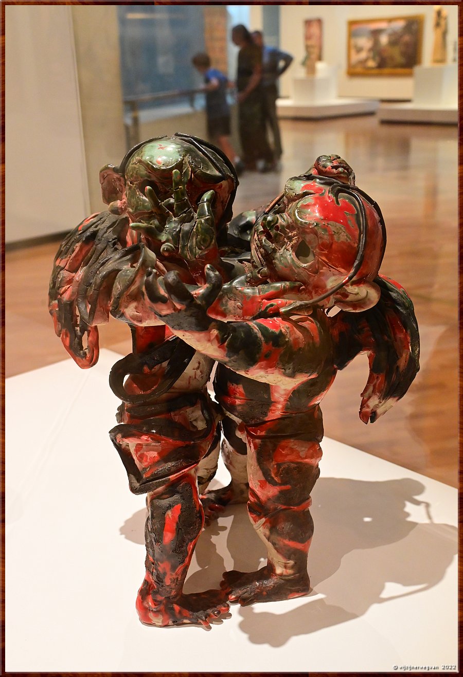 

Canberra - National Gallery
'Fighting Angels', John Perceval (1959)  -  26/52