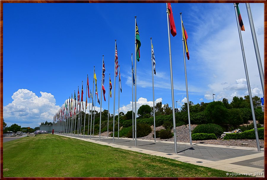 

Canberra 
Queen Elizabeth Terrace
'International Flag Display'  -  34/71