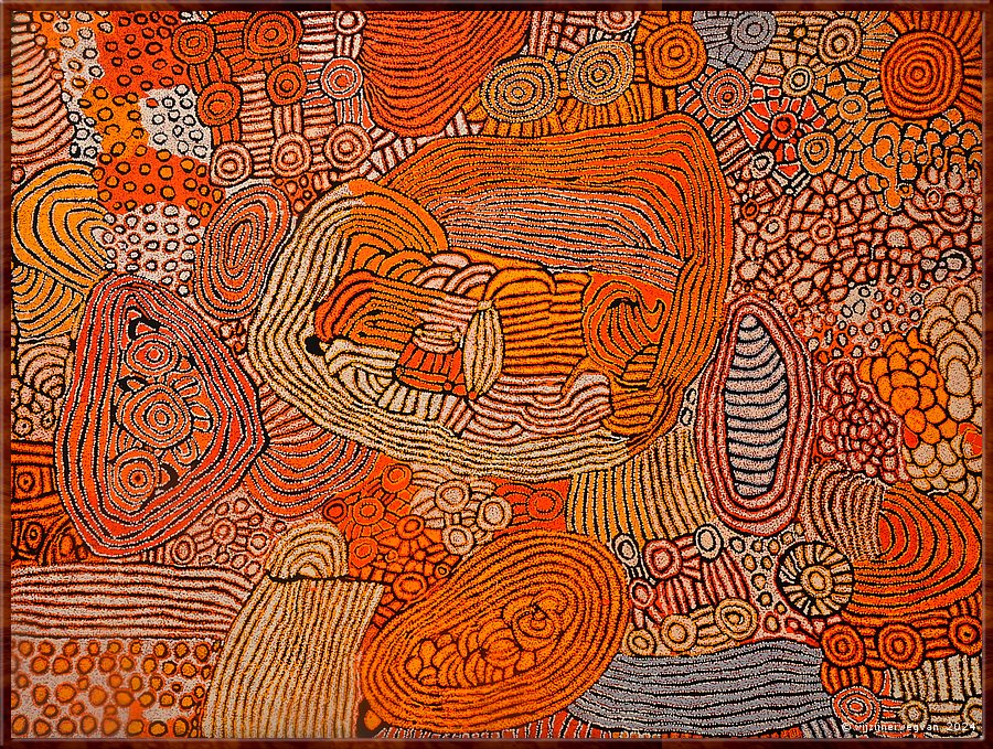 

Canberra - National Gallery`
'Untitled', Walangkura (Jackson) Napanangka (2009)  -  47/71