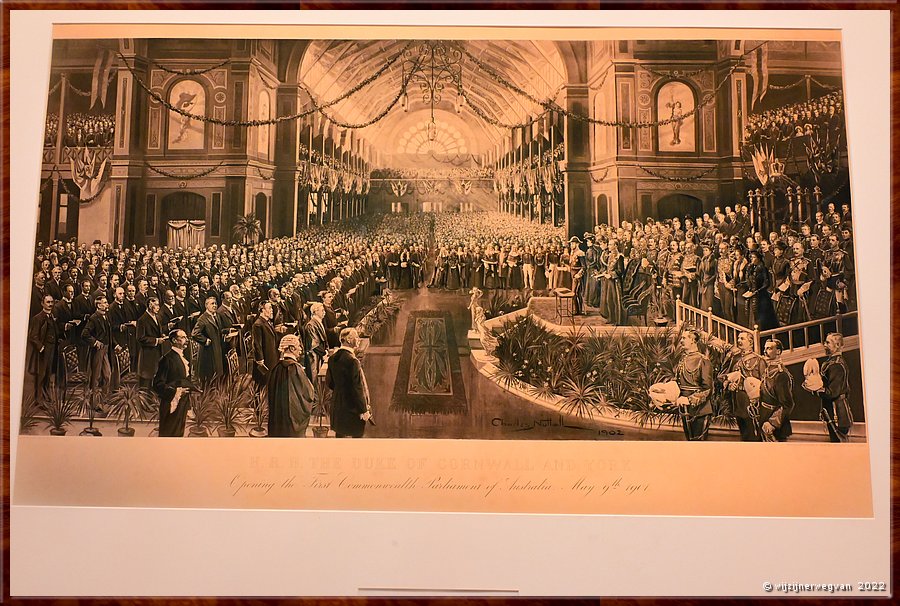 

Canberra - Parliament House
'The opening of the First Commonwealth Parliament of Australia, May 9th 1901', Charles Nuttall  -  14/69