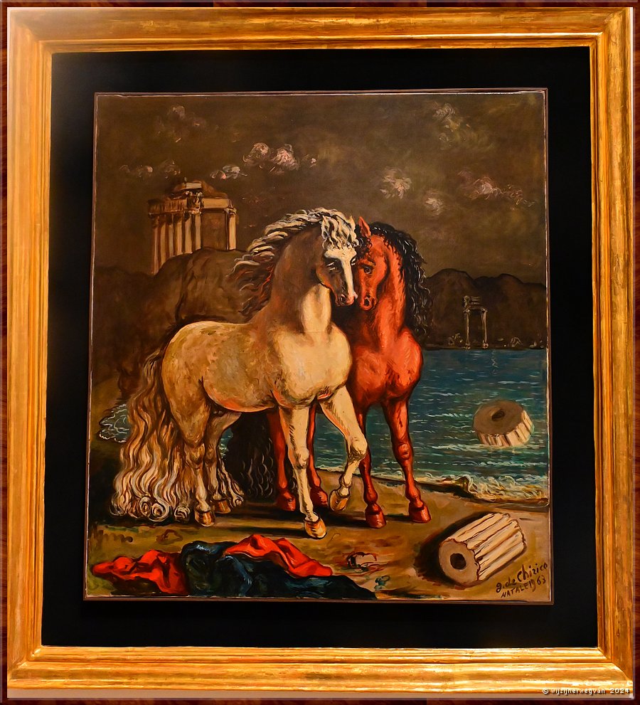 

Sydney, Art Gallery of New South Wales
'The divine horses of Achilles, Balios and Xanthos', Giorgio de Chirico (1963)  -  54/70