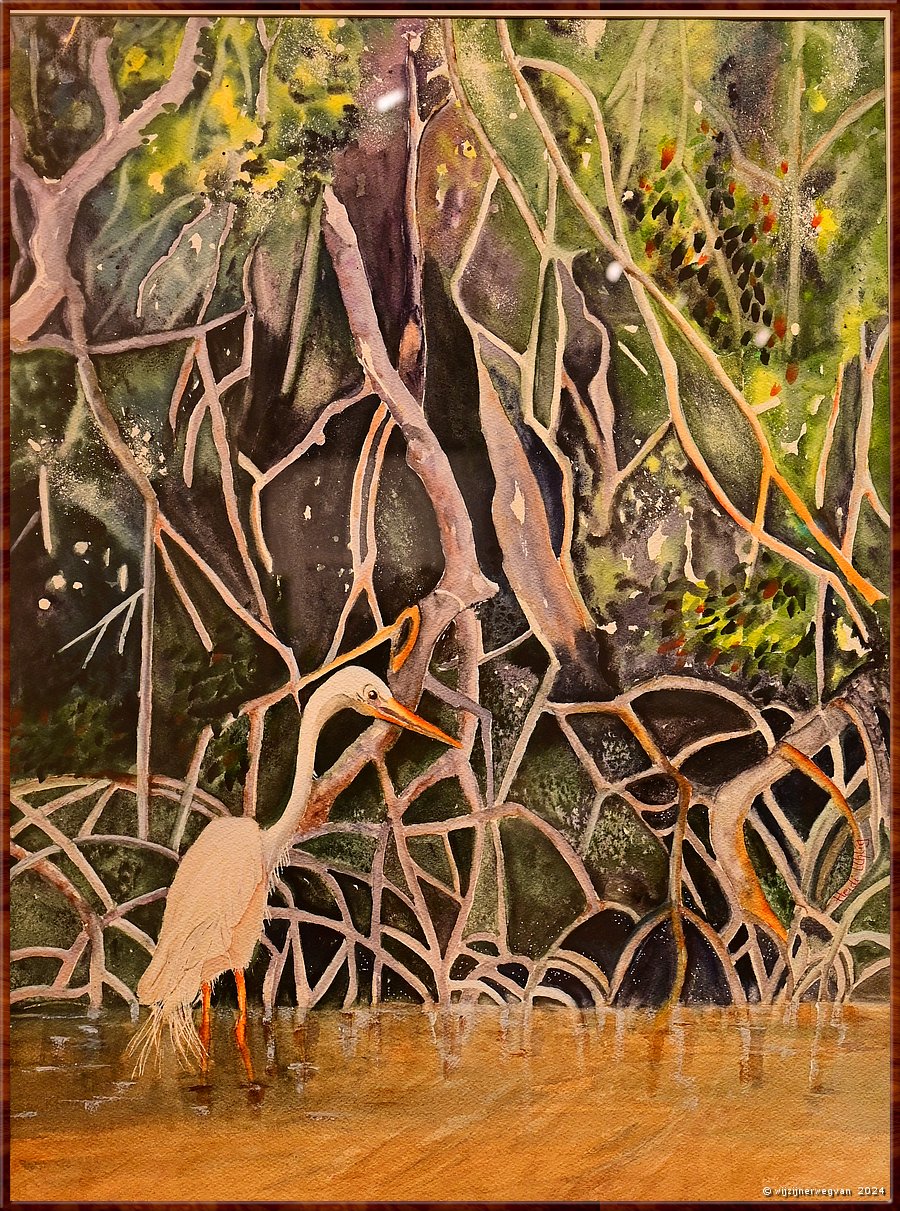 

Wollongong
Wollongong Art Gallery
'Egret Amongst the Mangroves', Heidi Uhlig (2023)  -  7/17