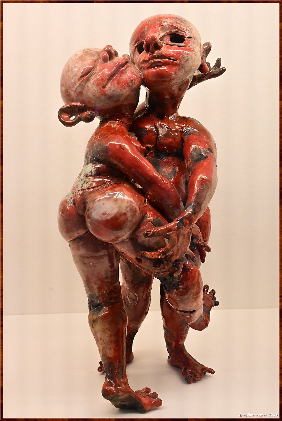 

Melbourne
National Gallery of Victoria Australia 
'The kiss', John Perceval (1960)  -  36/50