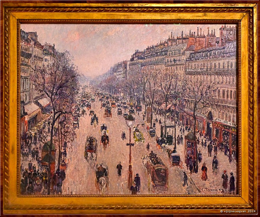 

Melbourne
National Gallery of Victoria International
Boulevard Montmartre, matin, temps gris, Camille Pissarro (1897)  -  57/78