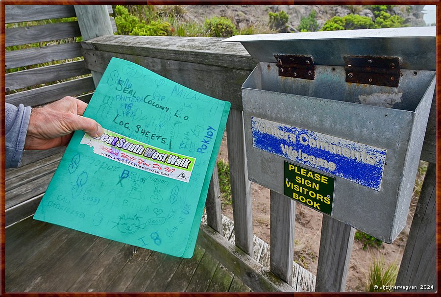 

Cape Bridgewater
Seal Colony Walk
Logboek bezoekers  -  38/58