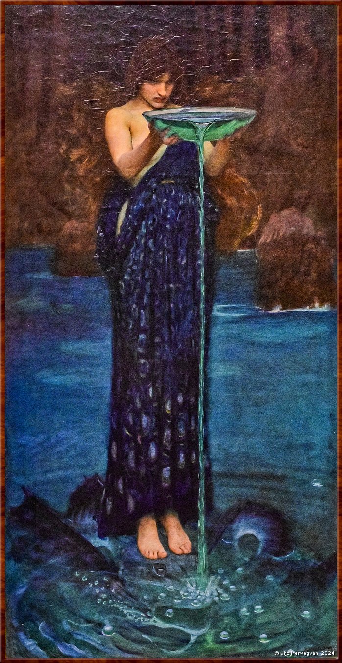 

Adelaide
Art Gallery of South Australia
Circe invidiosa, JW Waterhouse (1892)
Jaloerse tovenares Circe vergiftigt de zee om haar badende rivale Scylla 
te veranderen in een afschuwelijk zeemonster  -  48/90