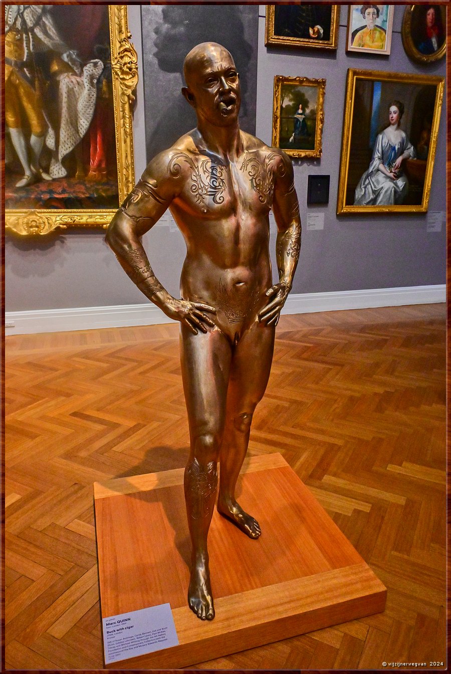 

Adelaide
Art Gallery of South Australia
Buck with cigar, Marc Quinn (2009)  -  71/90