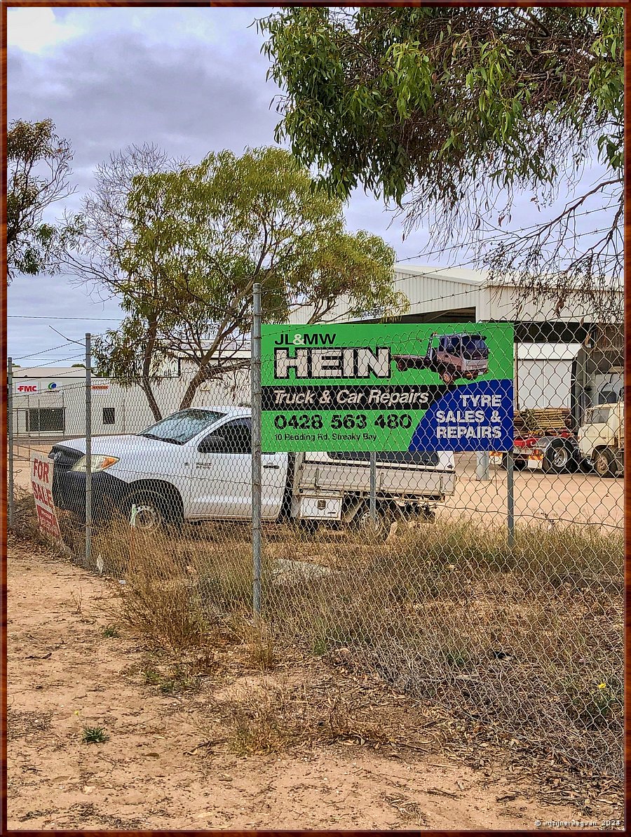 

Streaky Bay
'Hein Truck & Car Repairs'  -  5/11