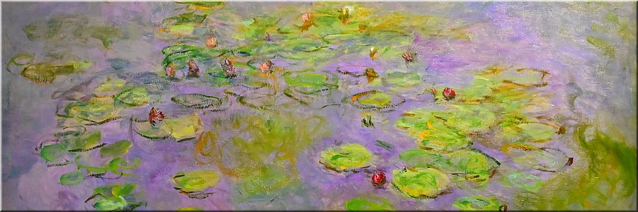 13 jan 2024 - Canberra - National Gallery - 'Nympheas (Waterlillies)', Claude Monet (1917)