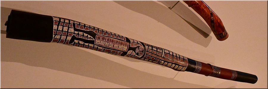 16 januari 2024 - Canberra, National Museum of Australia - Didjeridoos (1990s)