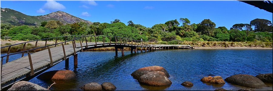 20-03-2024 - Wilsons Promontory National Park - Voetbrug Tidal River