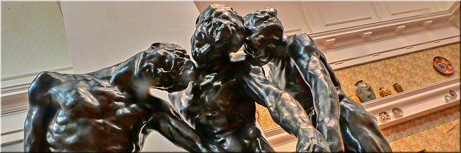 30-4-2024 Adelaide - Art Gallery of South Australia - �The three shades�, Auguste Rodin (1883)