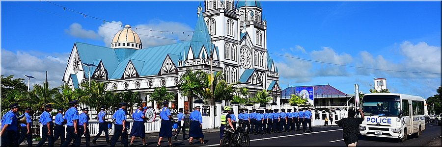 13 feb 2026
Apia (Samoa)
Royal Samoan Police Marching Band voor de 
Immaculate Conception Cathedral (2014)