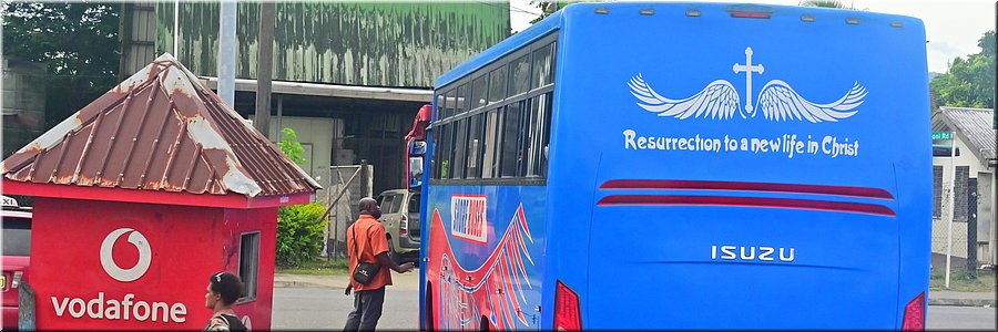 29 jan 2026
Van Nadi naar Suva (Fiji)
Bekeerde bus