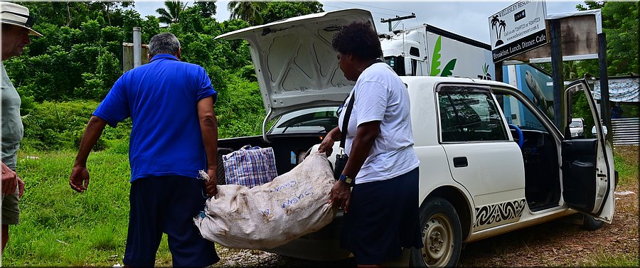 5 feb 2026
Namaqumaqua (Fiji)
Een 'taxi' transporteert ons de laatste 5 km naar
het resort