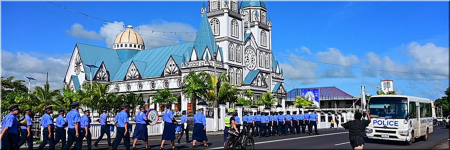 13 feb 2026
Apia (Samoa)
Royal Samoan Police Marching Band voor de 
Immaculate Conception Cathedral (2014)