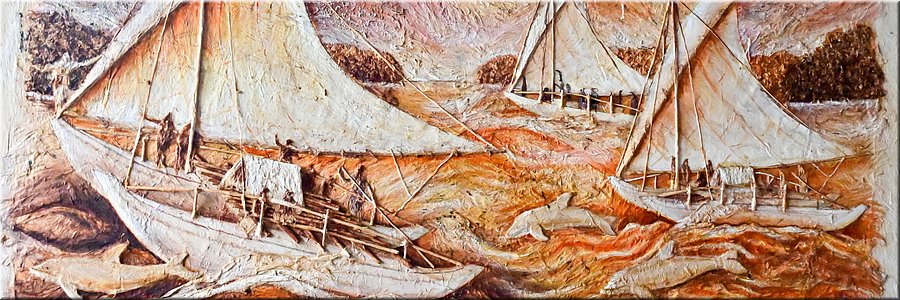 3 mrt 2026
Nuku'alofa (Tonga)
Tonga National Museum
3D werk van bastdoek (Tevita Pola'apau)