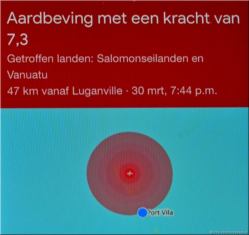 30 mrt 2026
Port Vila (Vanuatu)
Aardbeving, epicentrum 300 km verderop
