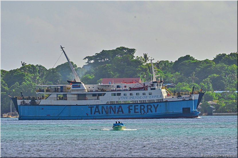 1 april 2026
Port Vila (Vanuatu)
Veerboot naar Tanna