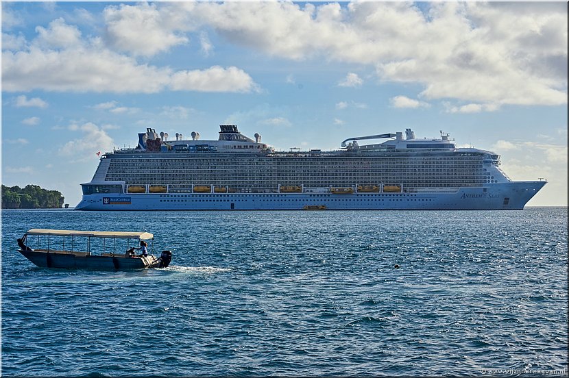 7 apr 2026
Port Vila (Vanuatu)
Anthem of the Seas
4.905 passagiers, en dat loopt hier nu allemaal rond!