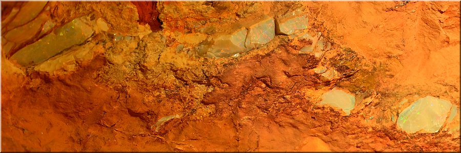 8 juni 2026
Coober Pedy
Old Timers Mine
Echte opaal ader