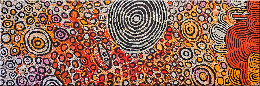 17 juni 2026
Alice Springs
Jila Arts - Aboriginal Fine Arts Gallery
Rosie Nampitjinpa ($4.500)
