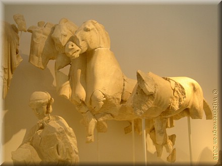 'De paarden van Pelops' - Onderdeel van de tempel van Zeus in Olympia