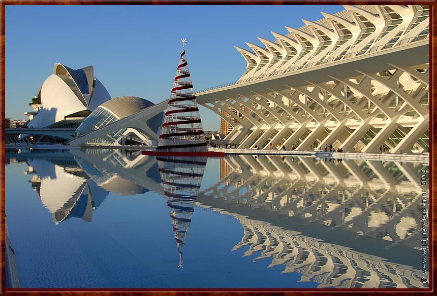Het 'Museo de las Ciencias' van Santiago Calatrava in de 'Ciudad de las Artes y las Ciencias' in Valencia