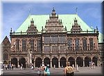 Bremen - Het stadhuis aan de Marktplatz