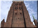 Gdansk - Maria kerk (15e eeuw) met haar 82 meter hoge toren